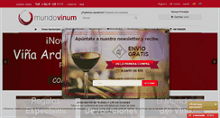 Desktop Screenshot of mundovinum.com